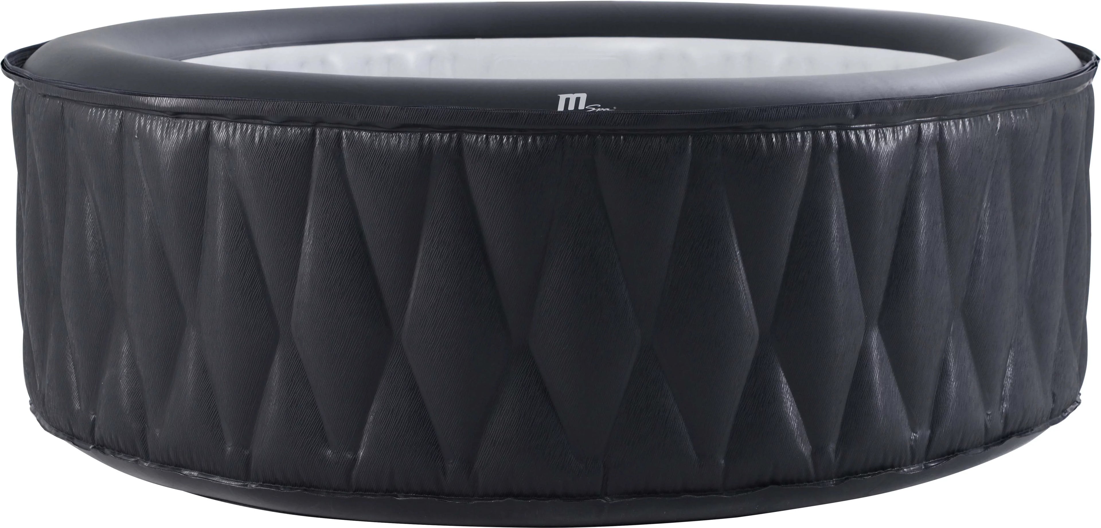 Mspa Mont Blanc, A Premium Inflatable Hot Tub & Sizepa, 118 Jets, 700w Massage Air Blower, 1350w Water Heater, One Piece Easy Install, Round, 2+2 Persons