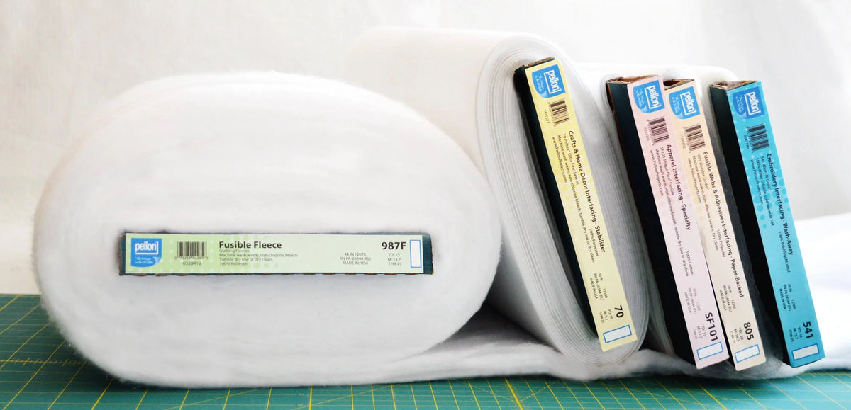 Pellon 808 Craft-Fuse Fabric Sizetabilizer, Ivory. 20" x 20 Yards by the Bolt