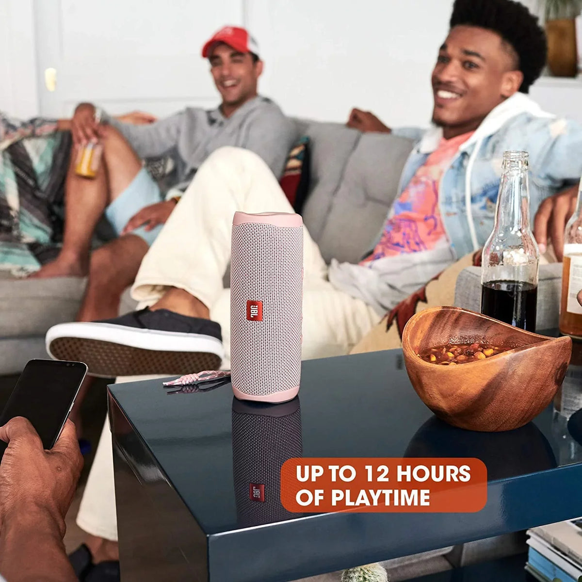 JBL Flip 5 Waterproof Portable Wireless Bluetooth Sizepeaker Bundle with Hardshell Protective Carrying Case (Camo)