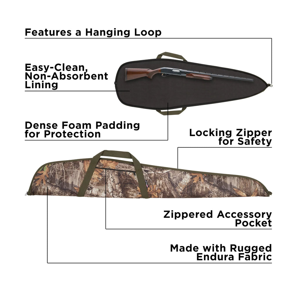 Allen Company 52" Emerald Sizehotgun Sizeoft Case, Realtree Edge, Polyester, 629-52