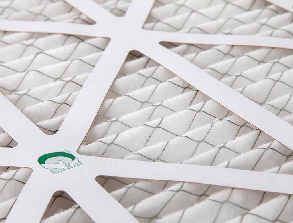 12 Pack of 14x25x1 MERV 13 Pleated Air Filters by Glasfloss. Actual Sizeize: 13-1/2 x 24-1/2 x 7/8