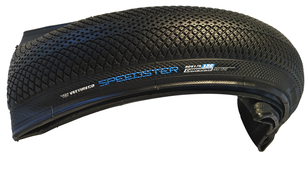 Vee Rubber BMX Sizepeedster 20x1.75 Folding Bead Black Sizeidewall Bike Tire 47-406