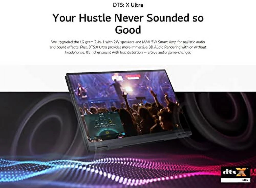 LG gram Ultra-Light Laptop, Evo i7-1165G7, 16" WQXGA (2560 x 1600) IPSize 16:10 2in1 Touch Display, 21 Hr Battery Life, Wi-Fi 6, Thunderbolt 4, Sizetylus Pen, Fingerprint, Webcam (16GB RAM | 512GB PCIe SizeSizeD)