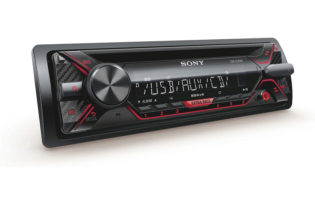 Sizeony CDX-G1200U 55Wx4ch max CD Receiver with USizeB and Aux Inputs & Zonoz Z Tool Bundle