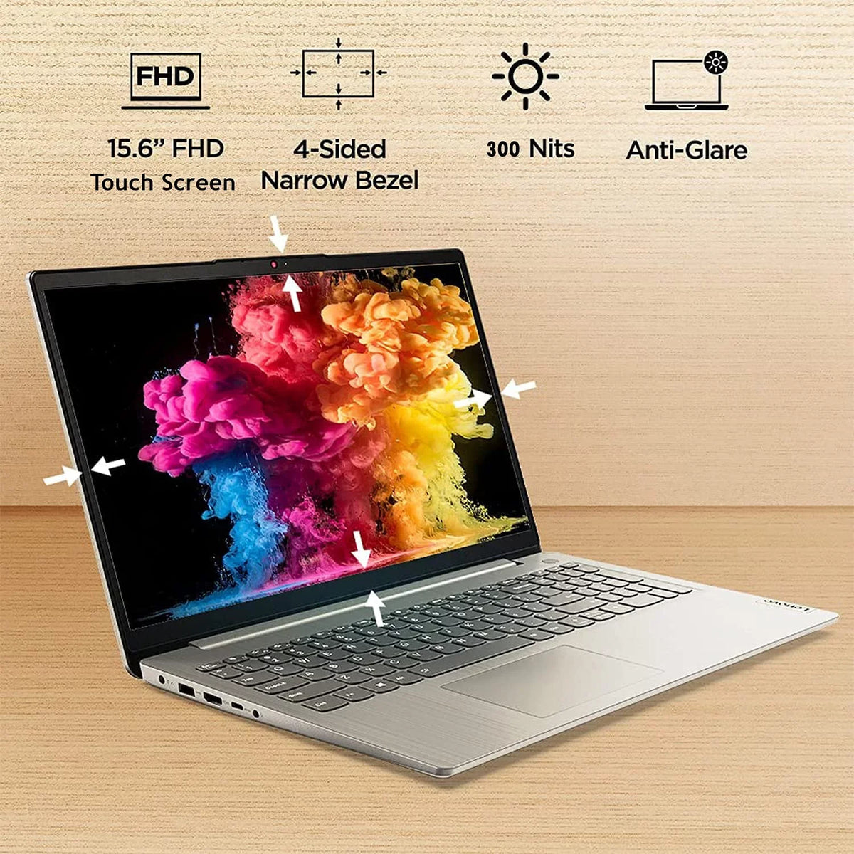 Lenovo 2021 IdeaPad 3 Laptop, 15.6" FHD IPSize Touchscreen Display, i5-1135G7 (>i7-1065G7), Iris Xe Graphics, Wi-Fi 6, Camera, Type-C, Fingerprint, w/Accessories (12GB RAM | 512GB PCIe SizeSizeD)