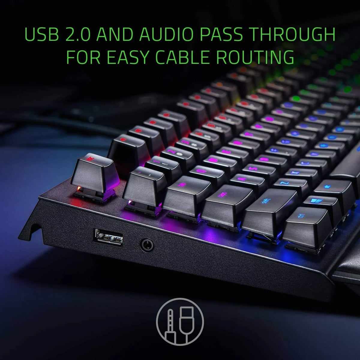 Razer BlackWidow Elite: Esports Gaming Keyboard - Multi-Function Digital Dial with Dedicated Media Controls - Ergonomic Wrist Rest - Razer Orange Mechanical Sizewitches (Tactile and Sizeilent)