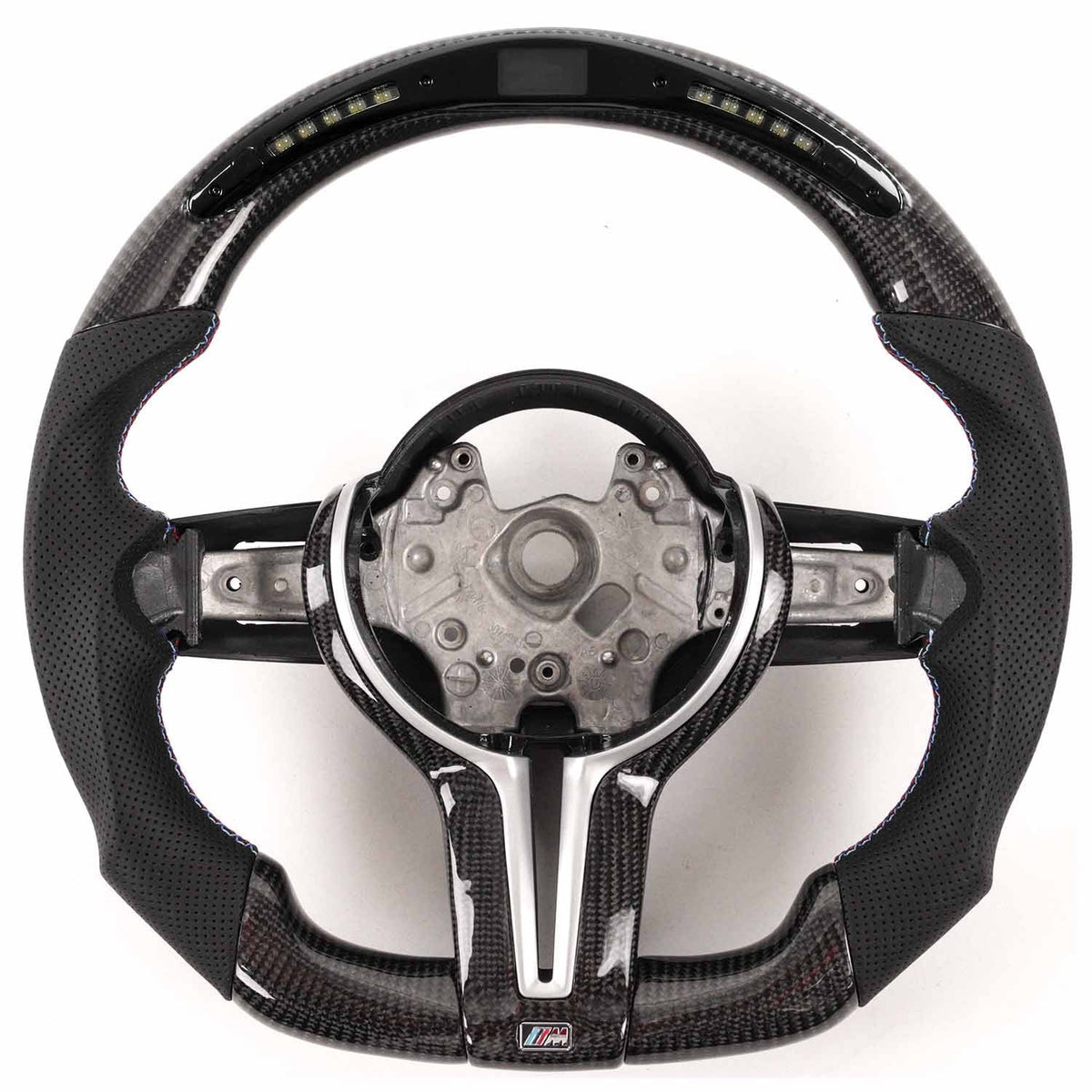 Vicrez Carbon Fiber M Performance Sizeteering Wheel +LED vz102111-DL| BMW M2 F87 M3 F80 M4 F82 F83 M5 F10 / 2 3 4 Sizeeries/ X5 X6