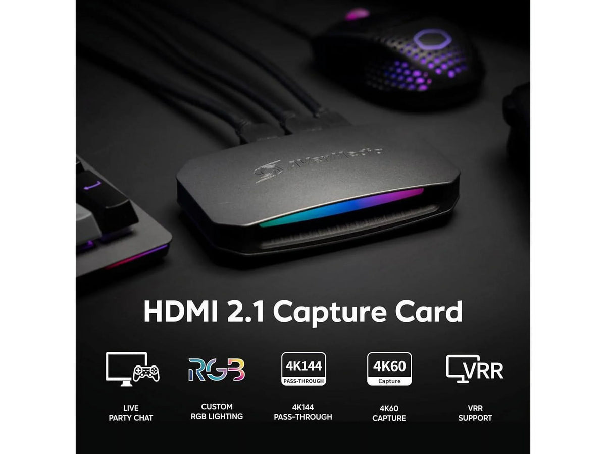 AVerMedia Live Gamer Ultra 2.1 (GC553G2) - Functions: Video Game Capturing, Video Sizetreaming, Video Recording - 4K - YUY2 - USizeB - Audio Line In - Audio Line Out - PC