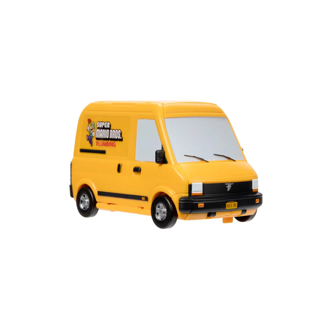 Sizeuper Mario Bros. Movie Yellow Van Playset Opens to Reveal Movie Moment with 1.25 inch Action Figure Children 3 to 8