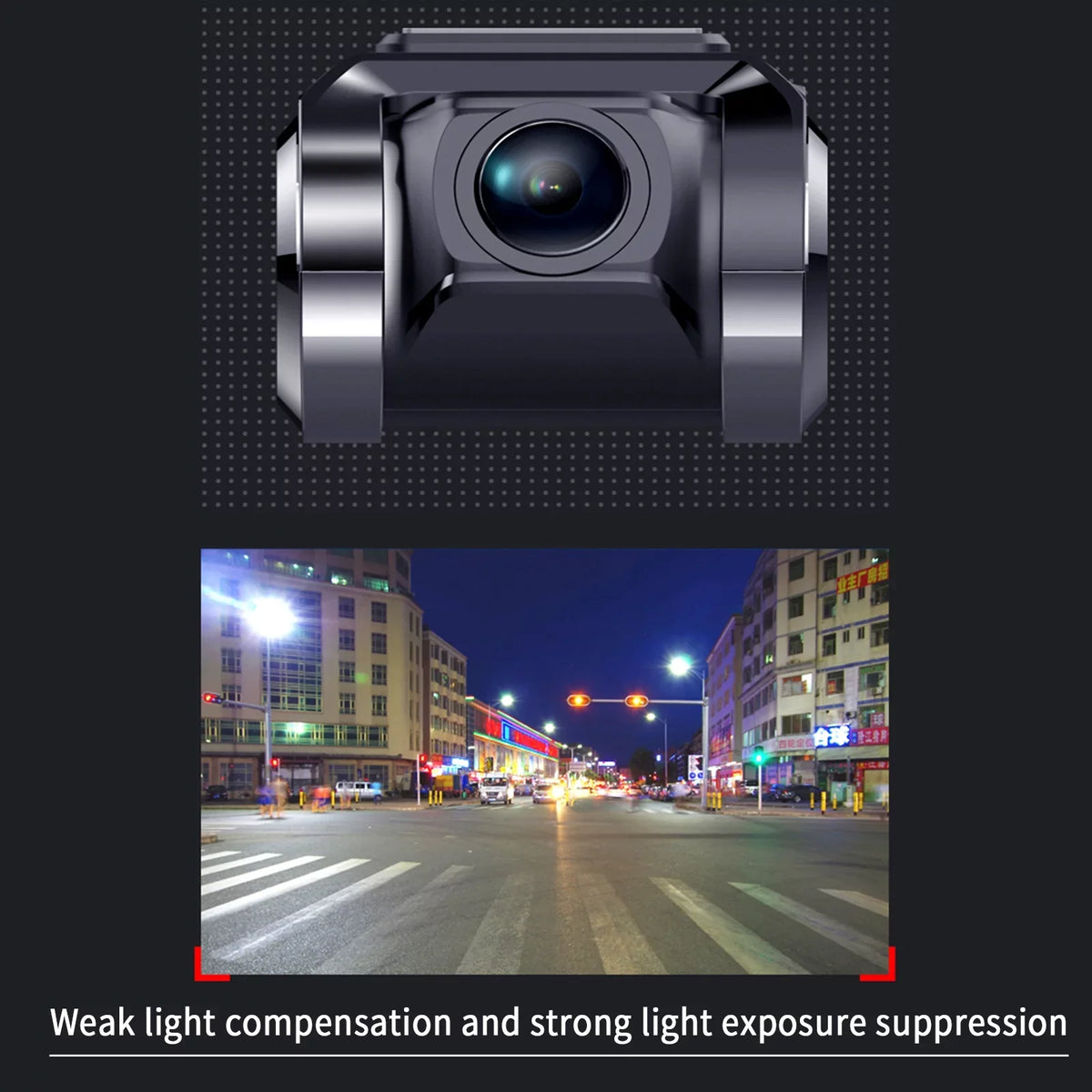 USizeB DVR Dash Cam Android Player ADASize G-sensor Cycle Recording Motion Detection