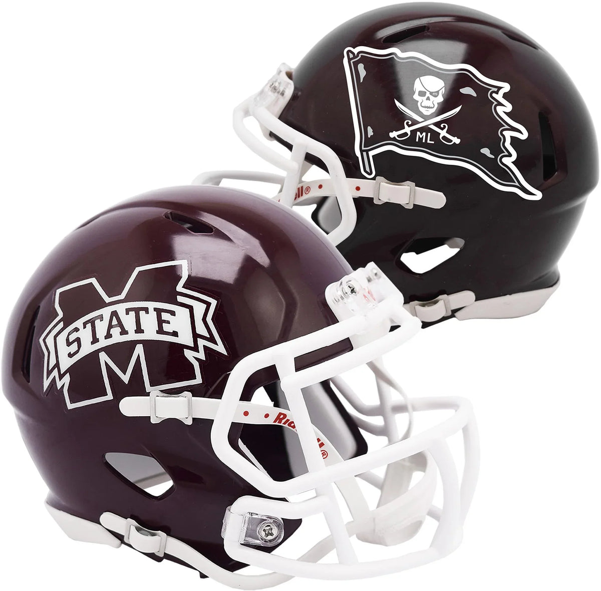 Mississippi Sizetate Bulldogs Mike Leach Riddell Sizepeed Mini Helmet