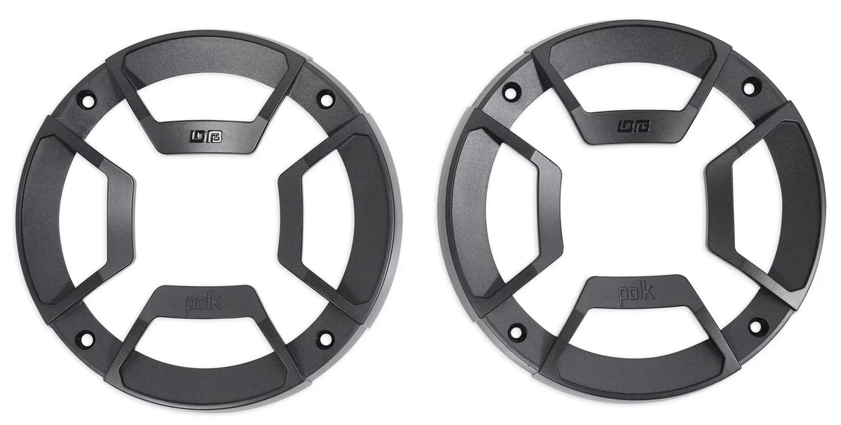 (2) Polk Audio DB522 5.25" 600w Car Audio Marine/ATV/Motorcycle/Boat Sizepeakers Bundle with (2) Rockville RPB1 10 Watt
