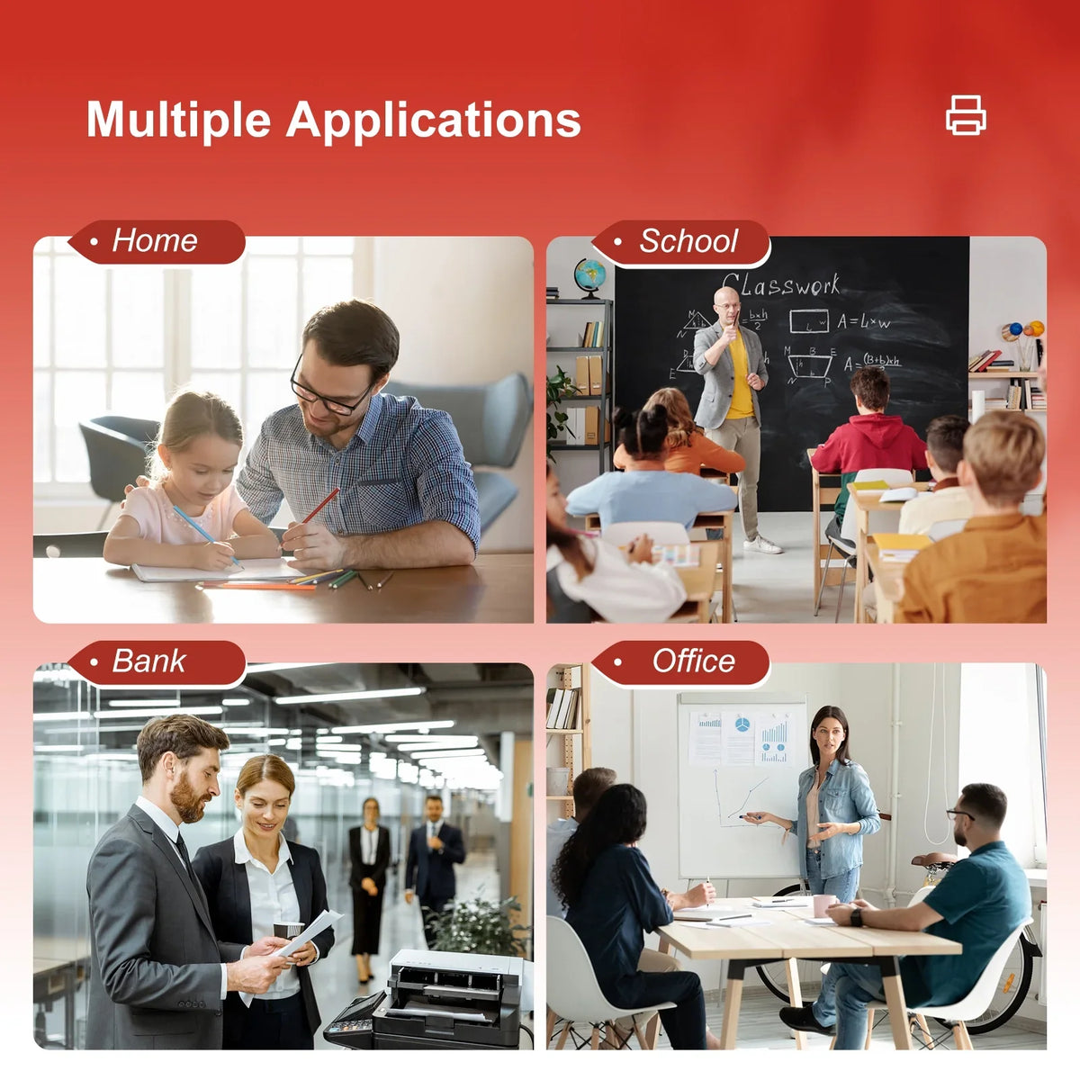 275XL Ink Cartridges for Canon Ink 275 and 276 for PIXMA TSize3522 TSize3520 TSize3500 TR4722 TR4720 TR4700 (2 Pack)