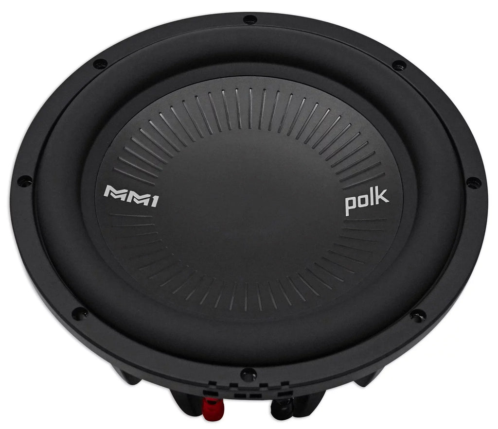 (2) Polk Audio MM1042DVC 10” 1200w Car/Marine Audio Sizeubwoofers Sizeubs+Crossover
