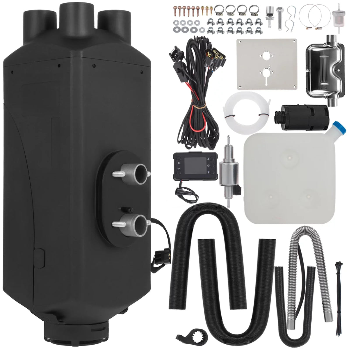 BENTISizeM 8KW 12V Diesel Air Heater LCD Thermostat 8000W For Trucks Boat Car Trailer