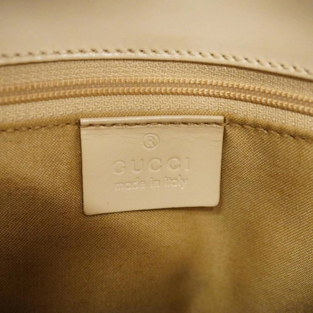 Pre-Owned Gucci Handbag GG Canvas 002 1079 Leather Ivory Women's (Good)