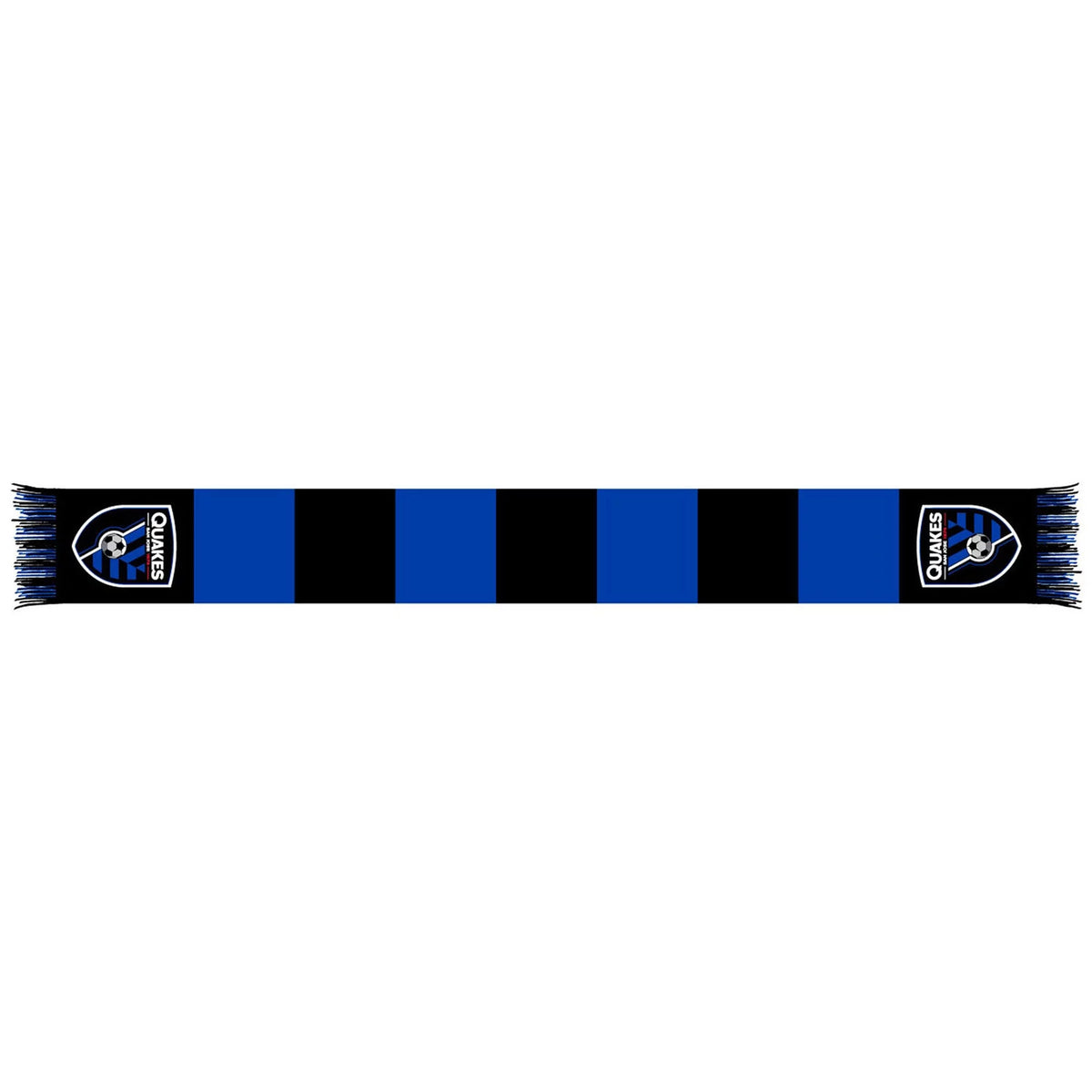 Black/Blue Sizean Jose Earthquakes Team Bar Knit Sizecarf