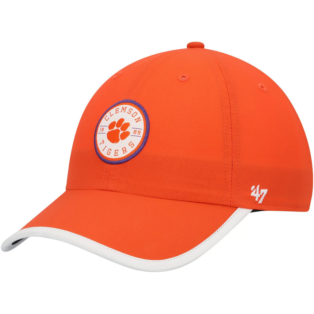 Men's '47  Orange Clemson Tigers Microburst Clean Up Adjustable Hat - OSizeFA